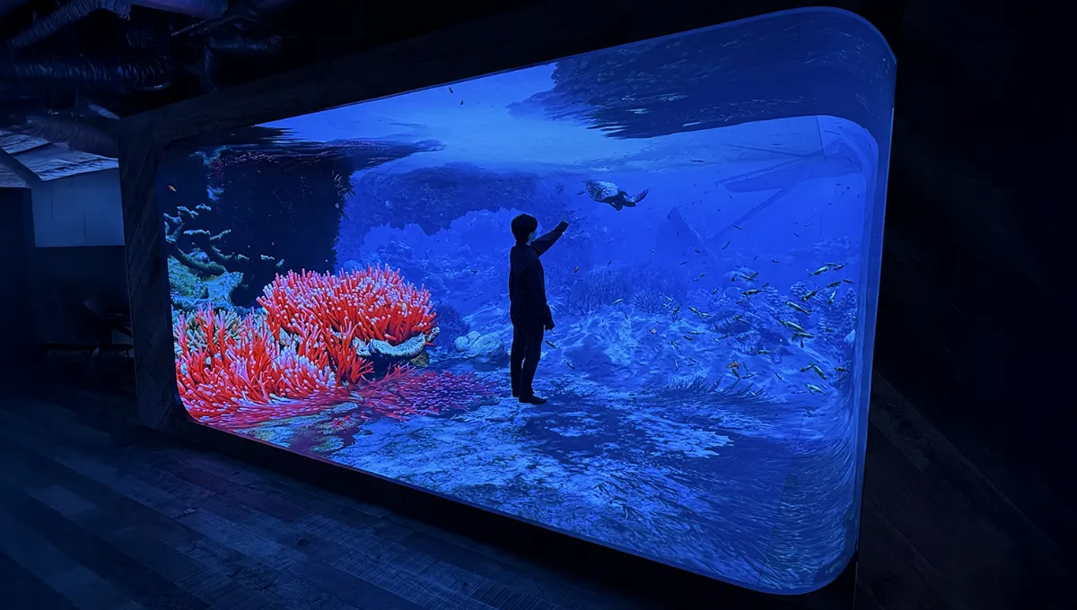 映像と現実が融合する没入感